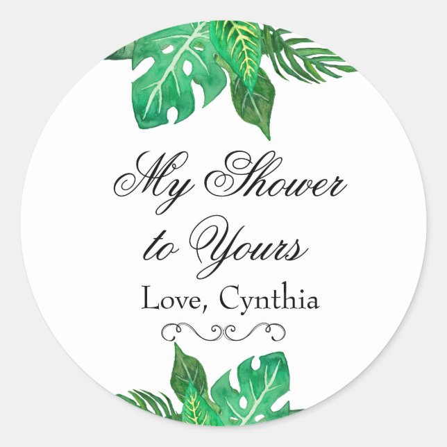 Stickers Tropical Jungle Favoriser (Devant)