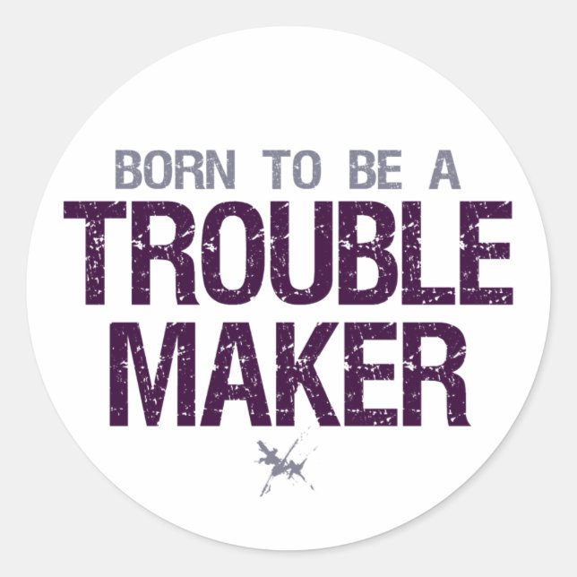 stickers Trouble Maker (Devant)