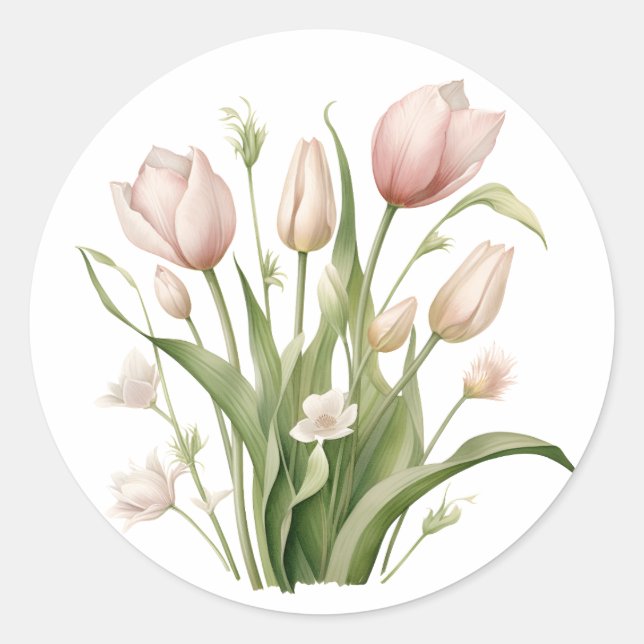 Stickers Tulips du printemps (Devant)