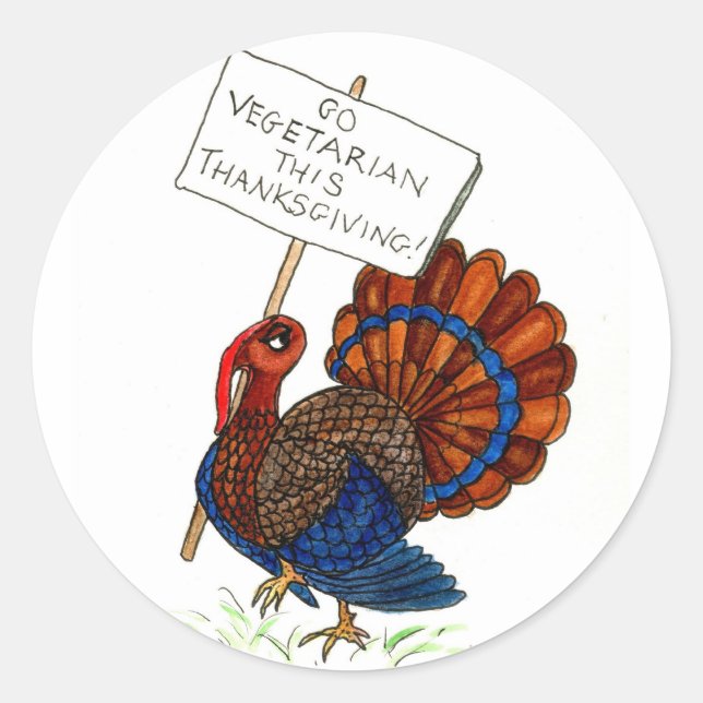 Stickers Turquie de Thanksgiving (Devant)