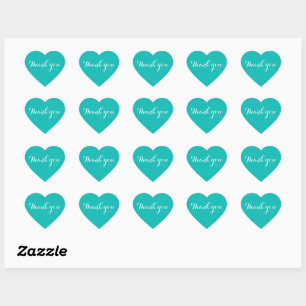 Stickers Turquoises Merci   Merci universel