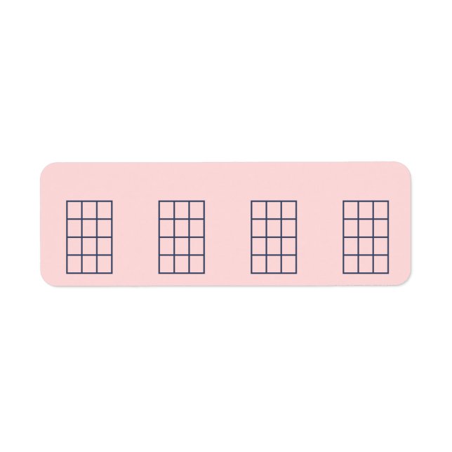 Stickers Ukulele Chord Graphique 4 Frets Marine &  (Devant)