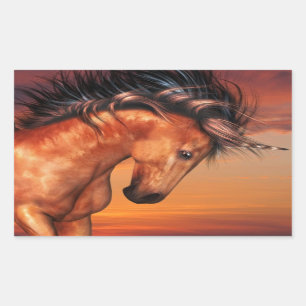 Stickers Unicorne de châtaignes