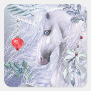 Stickers Unicorne de Noël