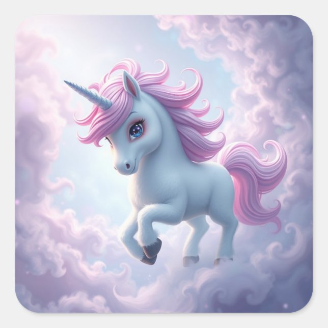 Stickers Unicorne Magnifique (Devant)