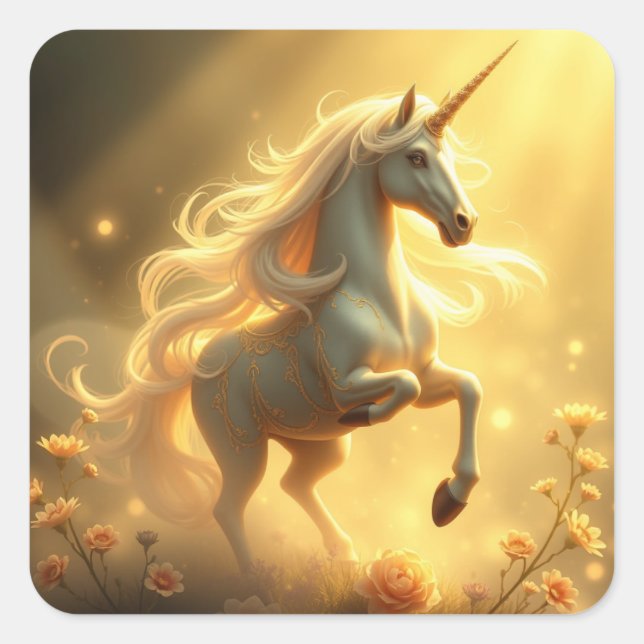 Stickers Unicorne Magnifique (Devant)
