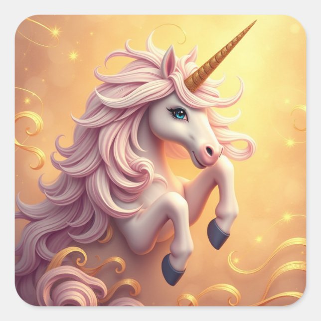 Stickers Unicorne Magnifique (Devant)