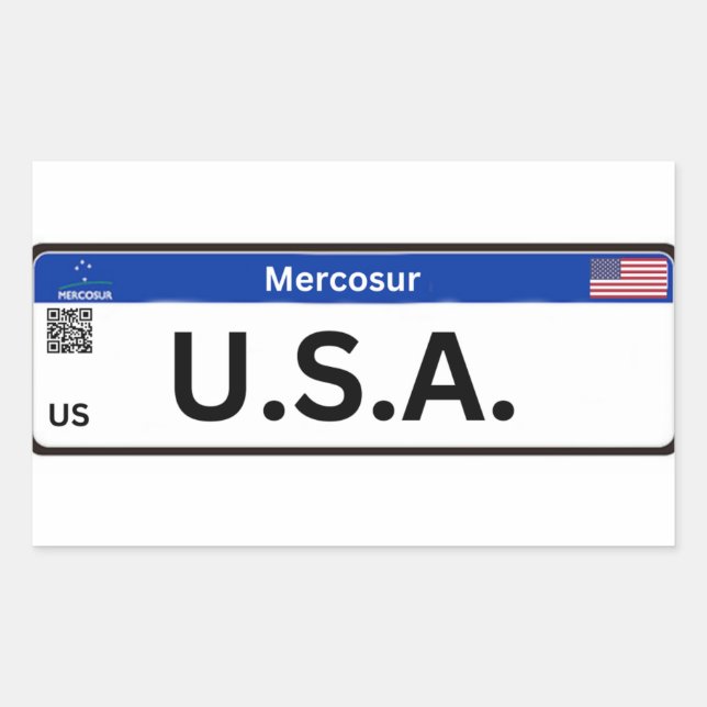 Stickers USA Mercosur (Devant)
