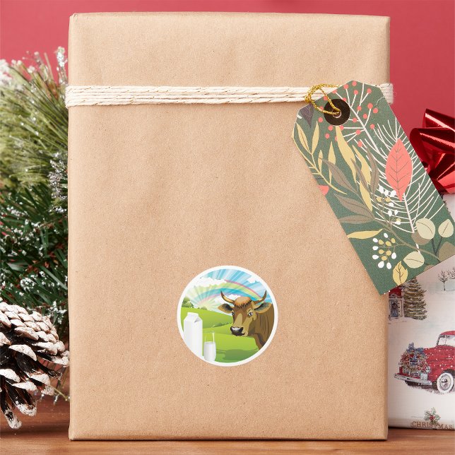 Stickers Vache Et Lait (Créateur téléchargé)