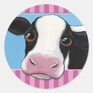 Stickers Vache Whimsical Cute / Sceaux Enveloppe