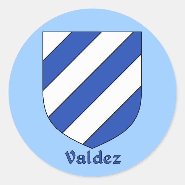 Stickers Valdez Family Shield (Devant)