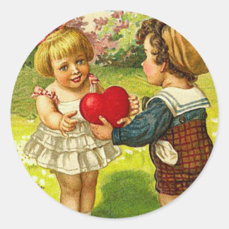 Stickers Valentine vintage