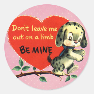 Stickers Valentine vintage