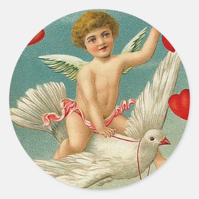 Stickers Valentine vintage (Devant)