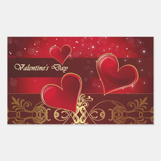 Stickers Valentines/Joyeuse Saint Valentin (Devant)