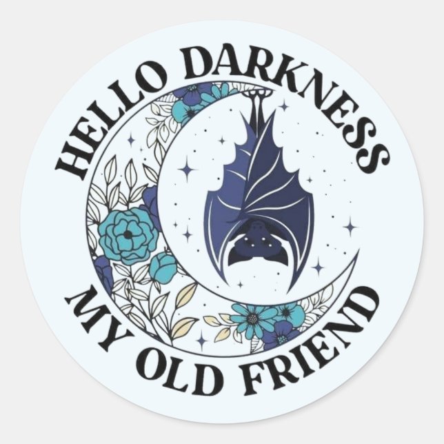 Stickers Vampire Bat Quarter Moon (Devant)