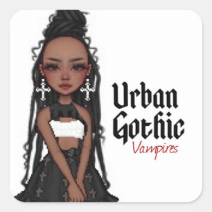 Stickers Vampires gothiques urbains 1
