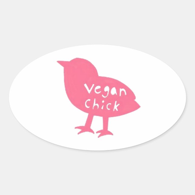 Stickers Vegan Chick (Devant)