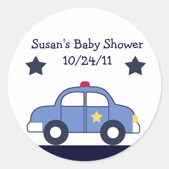 Stickers Véhicule de police/Voiture de flic/Envelo (Devant)