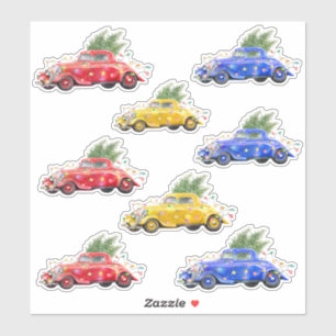 Stickers Véhicules Camion de Noël