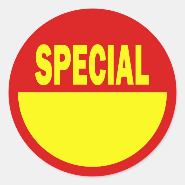 Stickers vente au détail spéciaux (Devant)