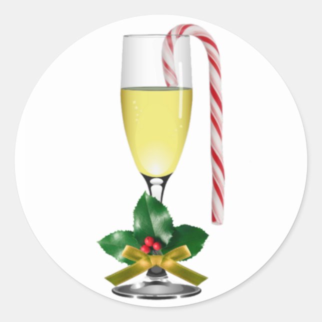 stickers Verre de Noël (Devant)