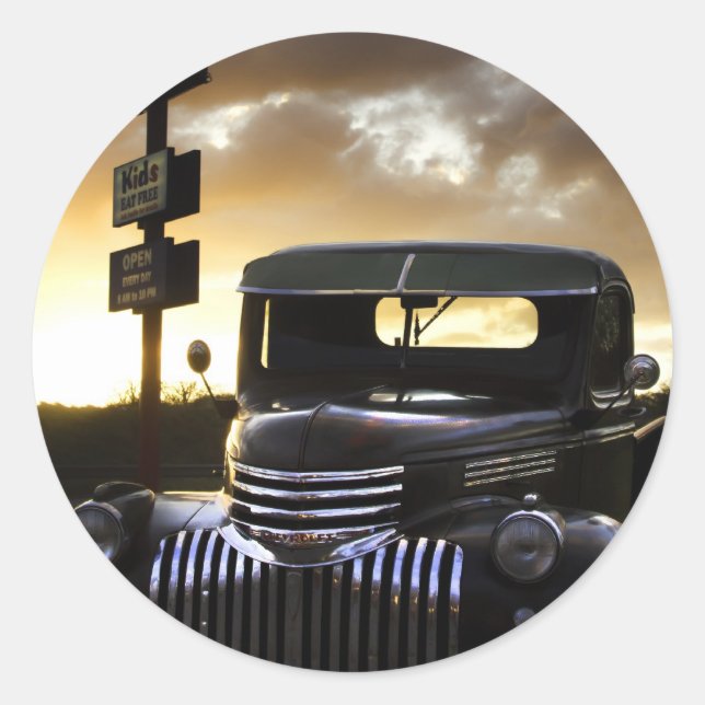 Stickers Vieux Camion Chevy (Devant)