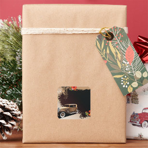 Stickers Vintage Car Grunge