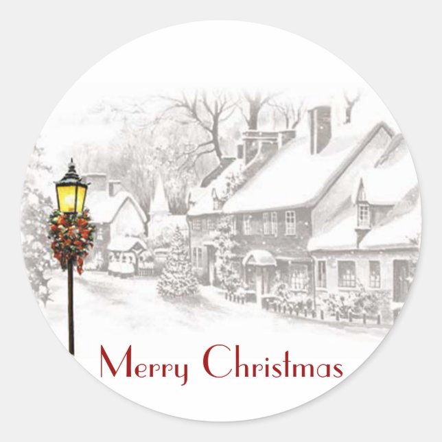 Stickers vintage ChristmasTown (Devant)