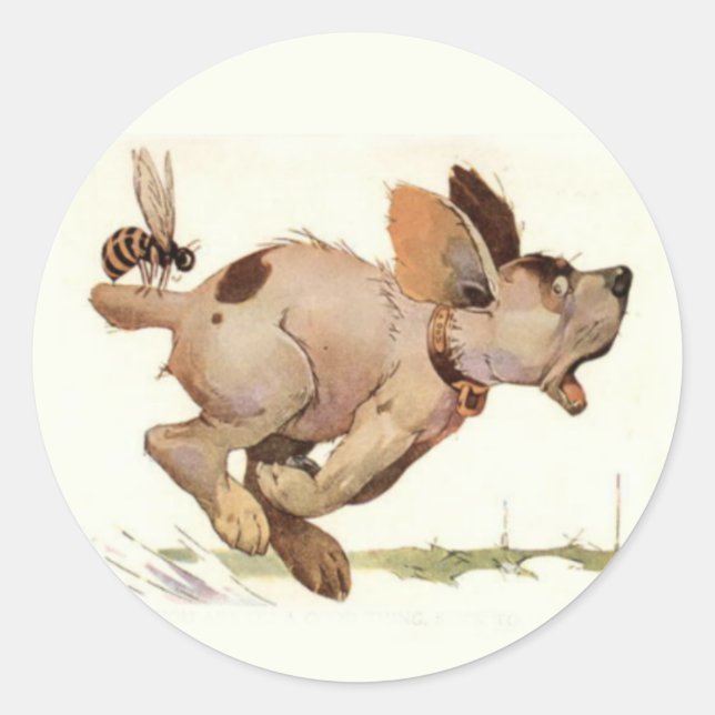 Stickers vintages - Chiens (Devant)