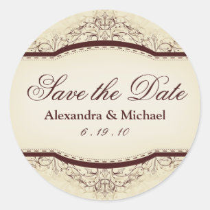 Stickers Vintages ornés