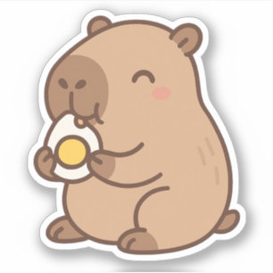 Stickers Vinyl Capybara mignons
