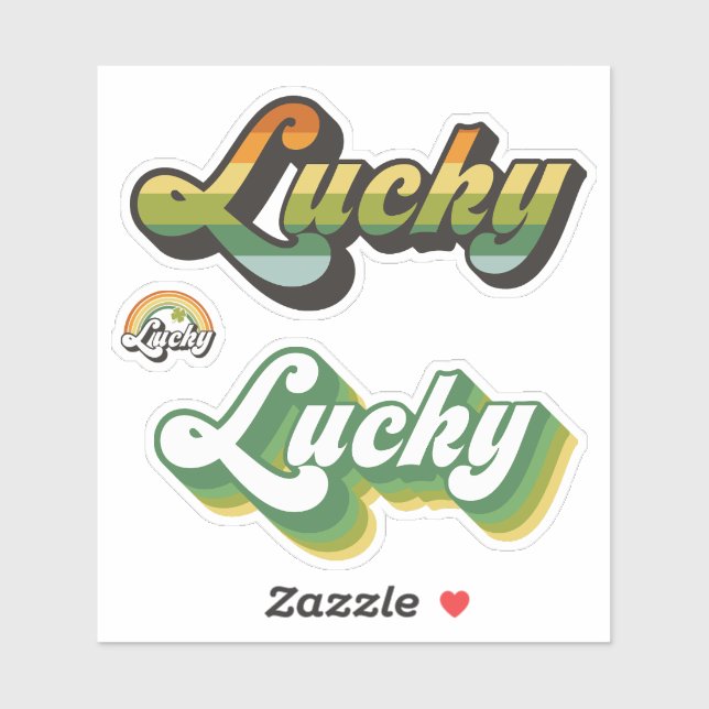 Stickers Vinyl Coupé Lucky (Feuille)