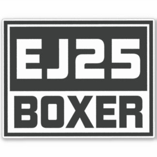 Stickers Vinyl EJ25 Boxer Engine Subie Car JDM