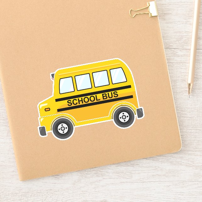 Stickers Vinyl pour autobus scolaire (Carnet)