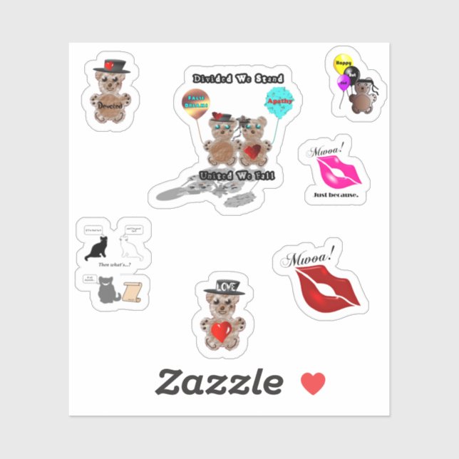 Stickers Vinyle Coupé Personnalisé (Feuille)