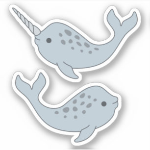 Stickers Vinyle Narwhal