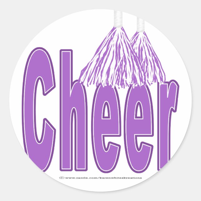 Stickers violet plus doux (Devant)