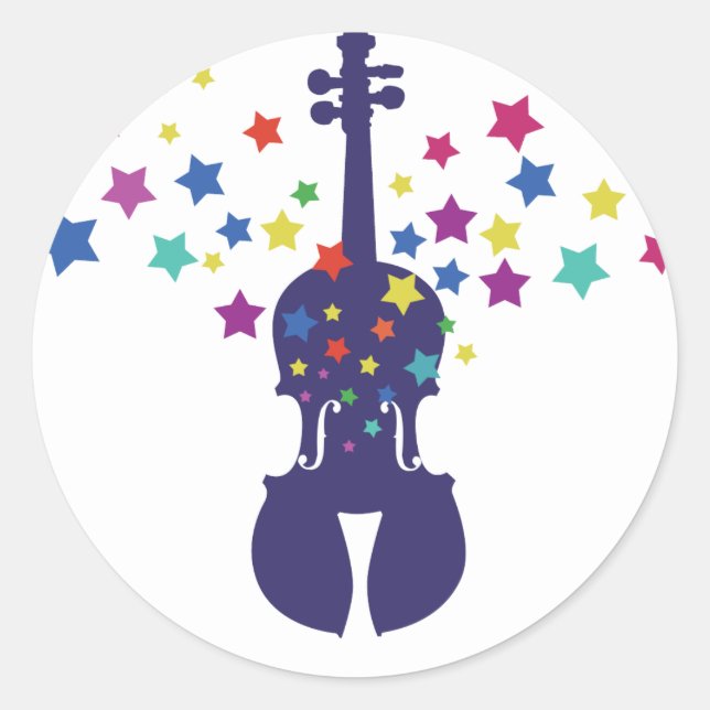 Stickers Violon Star (Devant)