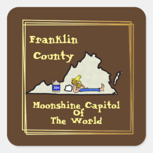 Stickers Virginia Moonshine