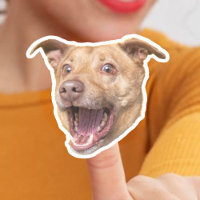 Stickers Visage de chien personnalisés | Don de ma