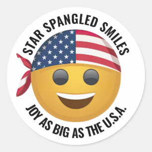 Stickers Visage Emoji Jaune