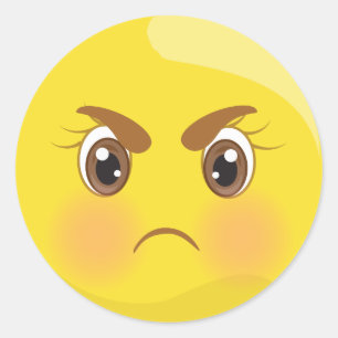 Stickers Visage Emoji Mad & Angry