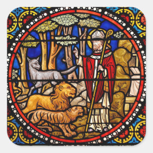 Stickers Vitrines de l'église en verre