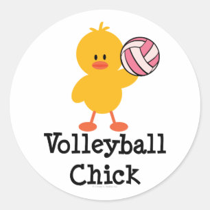 Stickers Volleyball Chick