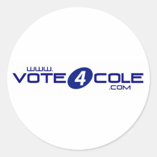 Stickers Vote4Cole