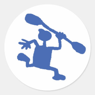 Stickers Wacky Kayaker