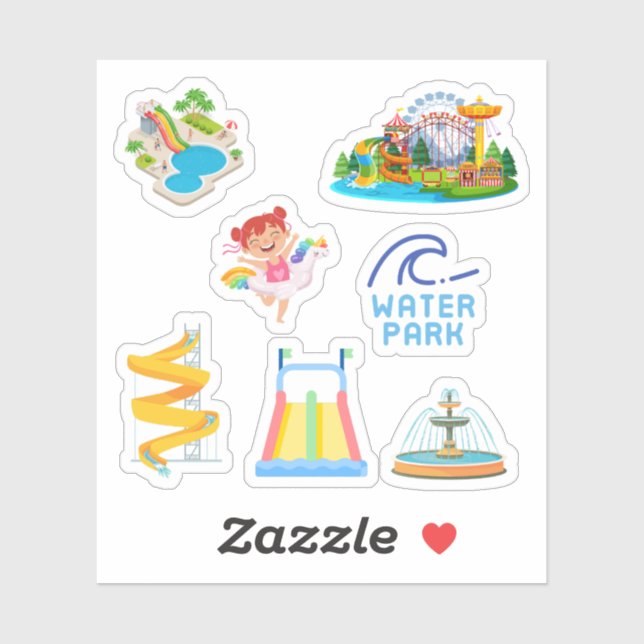 Stickers Water Park (Feuille)