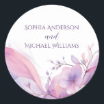 Stickers Watercolor Cherry Blossoms-Wedding<br><div class="desc">Elevez vos détails mariages avec ces beaux Stickers de mariage. Ces stickers chic,  aux fleurs de cerisiers aquarelles,  apportent une touche de luminosité aux faveurs,  à la papeterie et à la décoration. Personnalisez-les pour rendre votre mariage unique et créer des accents mémorables qui cravate votre thème ensemble.</div>