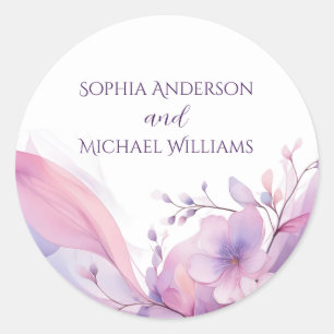 Stickers Watercolor Cherry Blossoms-Wedding